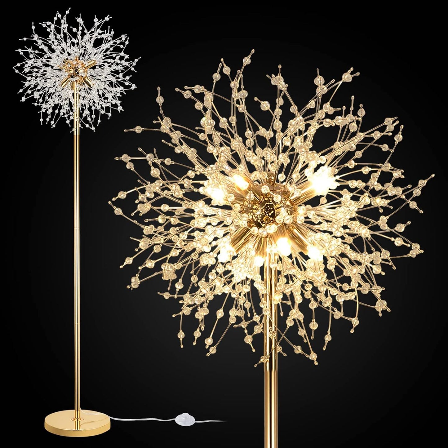 Crystal Floor Lamp | Modern Floor Lamp | In My Aura