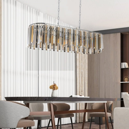 Oval Crystal Chandelier | Luxury Crystal Chandelier | In My Aura