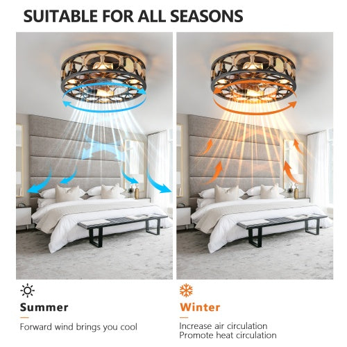 Low Profile Ceiling Fan | Modern Ceiling Fan | In My Aura