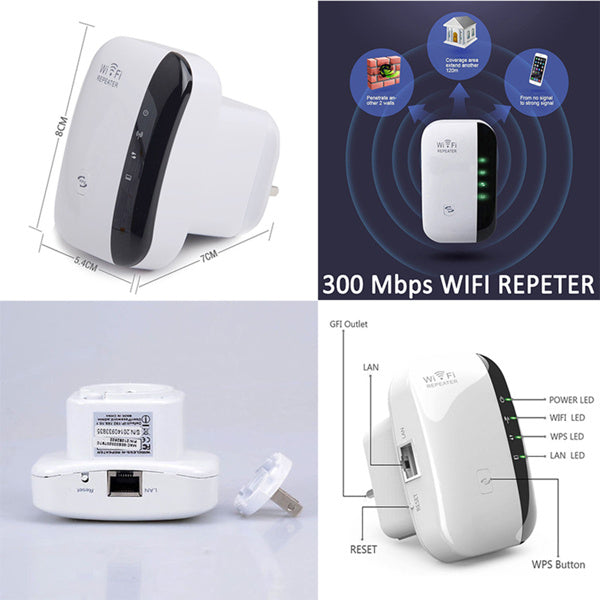 PulseReach™ 300 M Wi-Fi Repeater