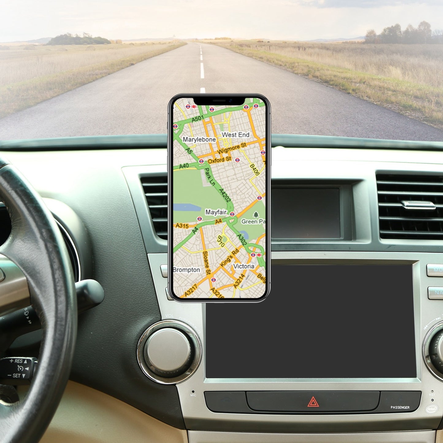 MagniCharge™ Magnetic Qi Wireless Car Charger