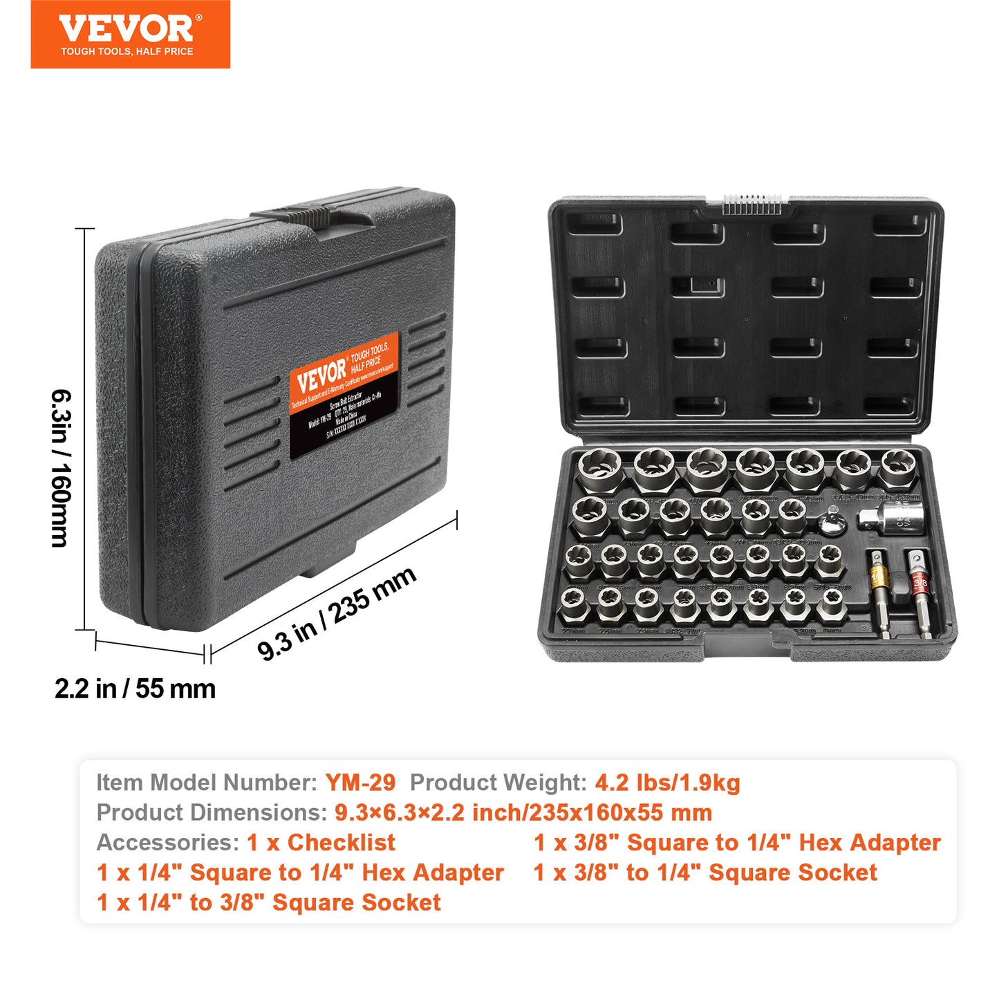 Bolt Extractor Set | Nut Extractor Kit | In My Aura
