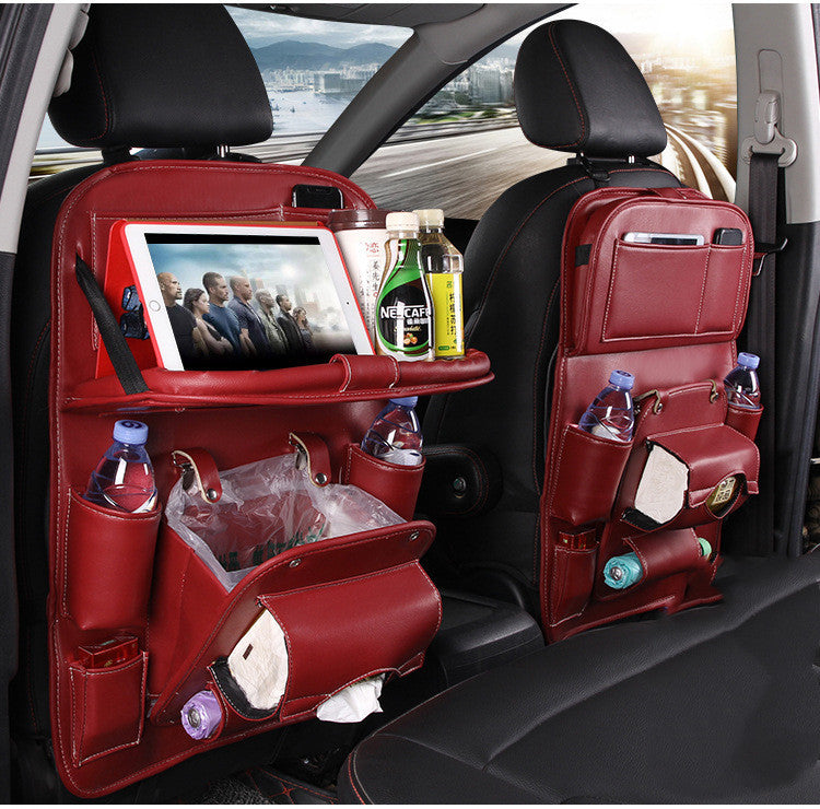 Seat Back Organizer | Leather Seat-Back Organizer | In My Aura