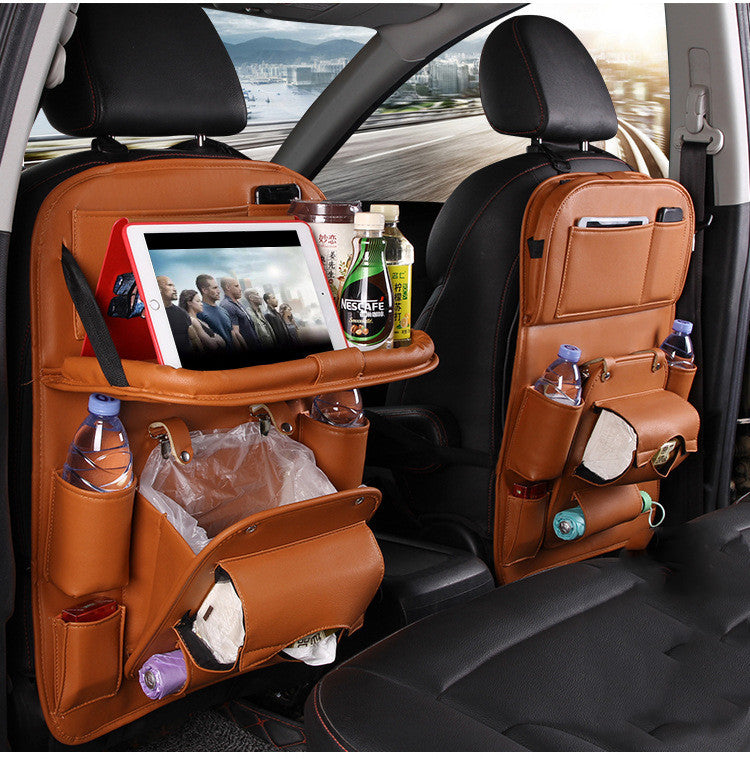 Seat Back Organizer | Leather Seat-Back Organizer | In My Aura