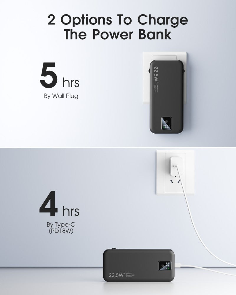 Fast Charging Power Bank | Slim Power Bank | In My Aura