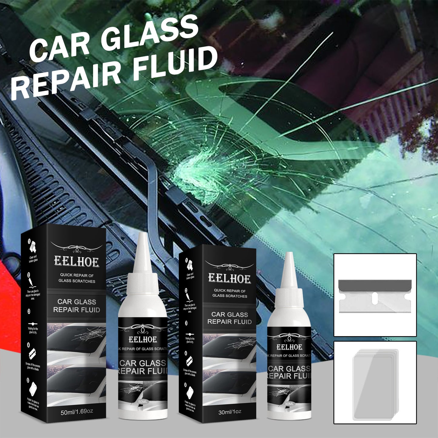 Car Glass Repair Adhesive | Glass Repair Adhesive | In My Aura