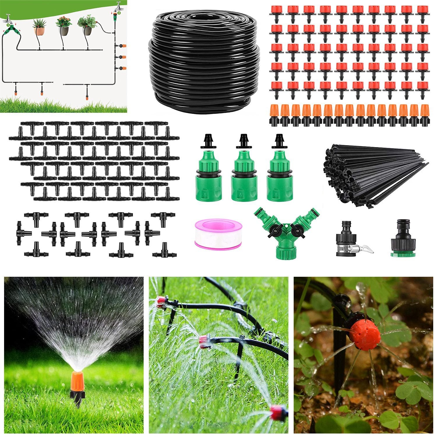 Drip Irrigation Kit | Automatic Drip Irrigation Kit | In My Aura