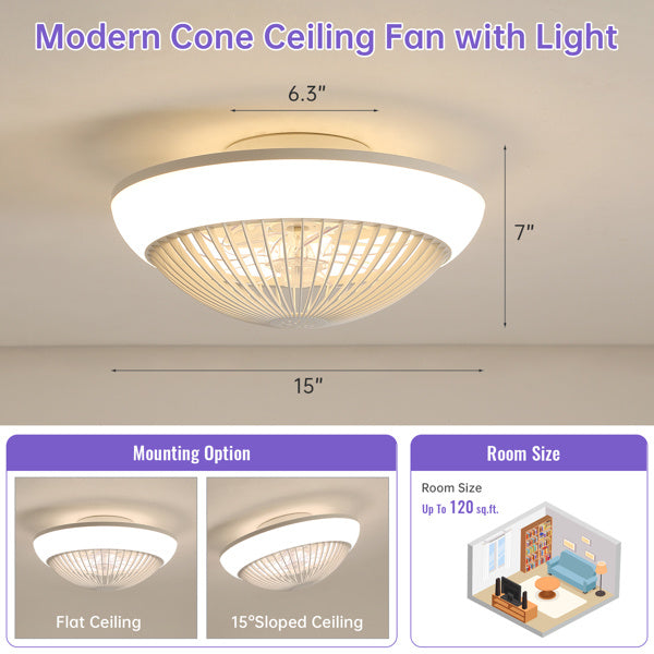 Dimmable LED Fan | LED Ceiling Fan | In My Aura