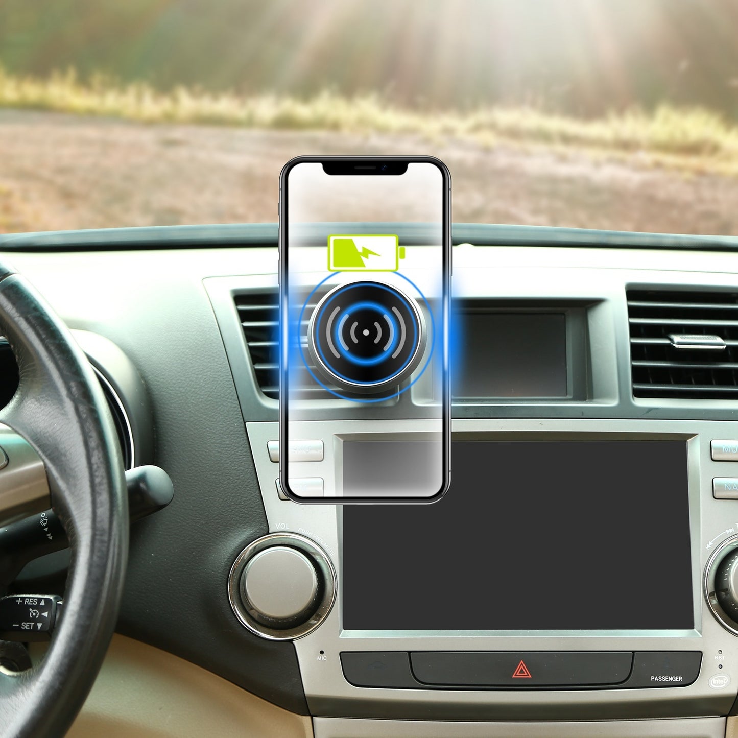 Wireless Car Charger | Magnetic Wireless Charger | In My Aura