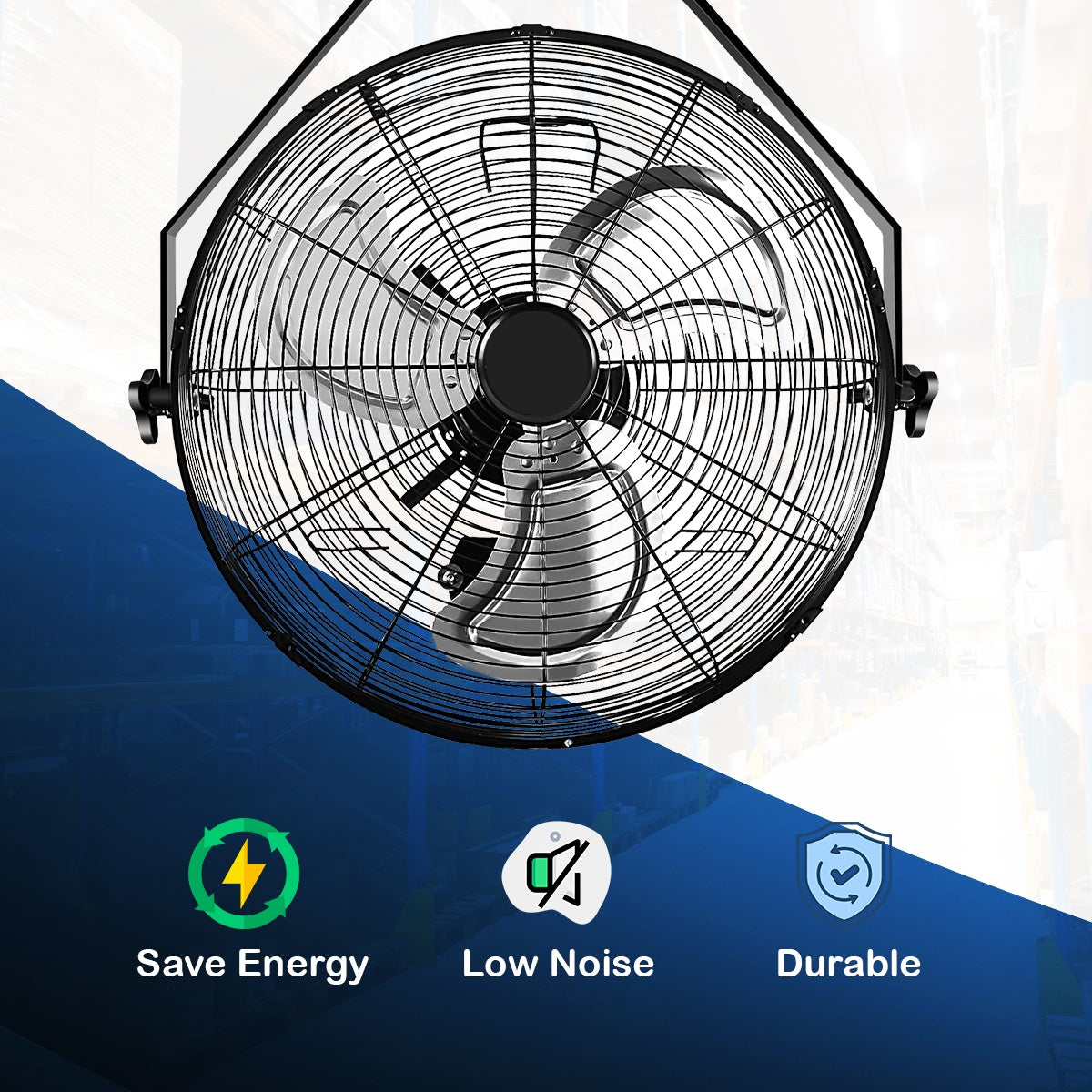 Wall Mount Fan | High Velocity Fan | In My Aura