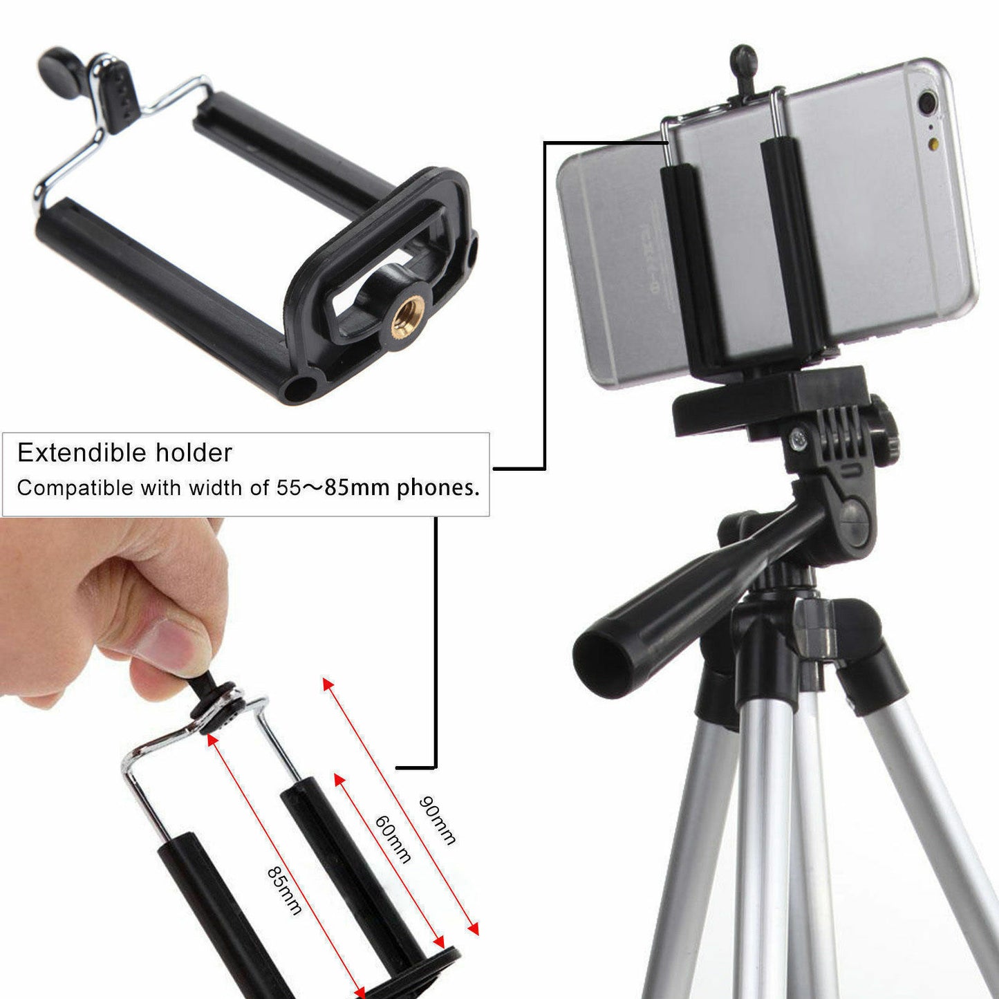 Camera Tripod Mount | Tripod Phone Holder | In My Aura