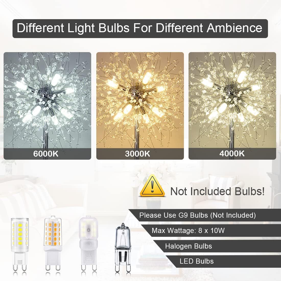 Crystal Floor Lamp | Modern Floor Lamp | In My Aura