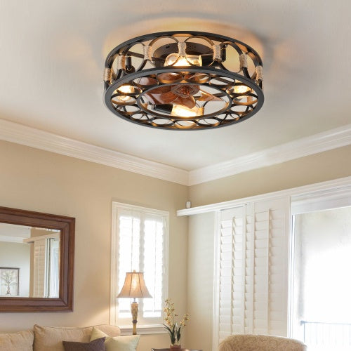 Low Profile Ceiling Fan | Modern Ceiling Fan | In My Aura