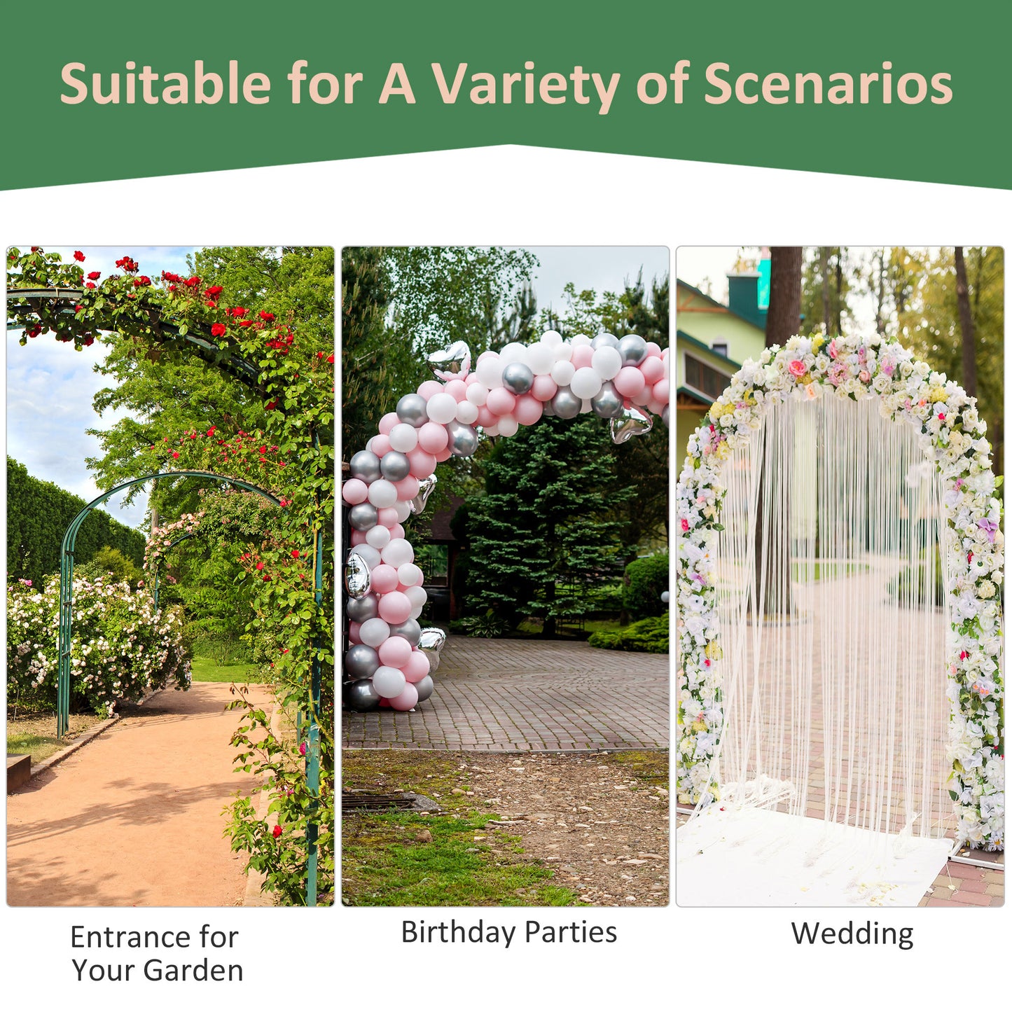 Metal Garden Arch | Garden Arch | In My Aura