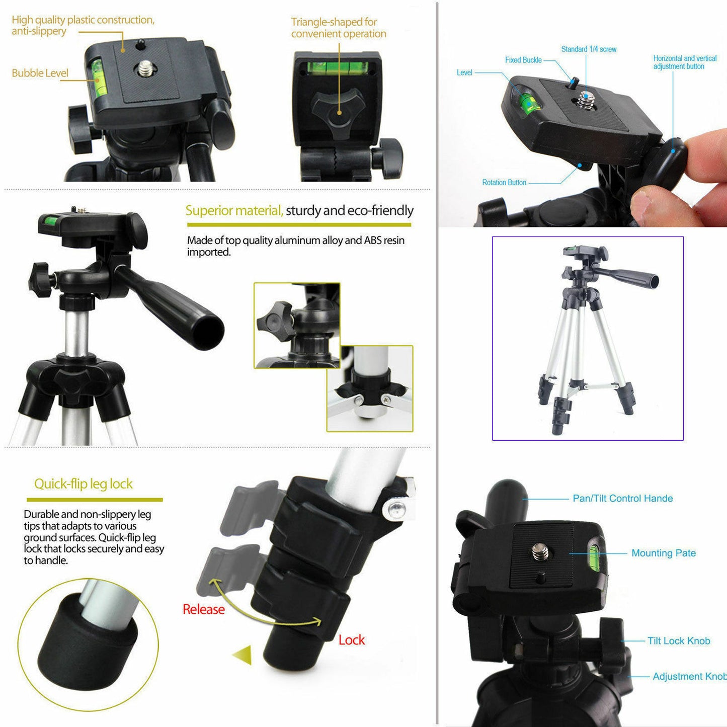 Camera Tripod Mount | Tripod Phone Holder | In My Aura