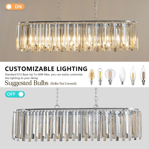 Oval Crystal Chandelier | Luxury Crystal Chandelier | In My Aura