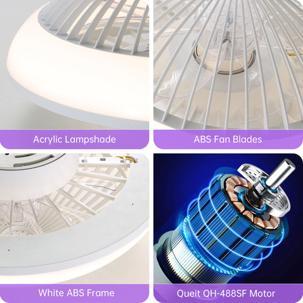 Dimmable LED Fan | LED Ceiling Fan | In My Aura