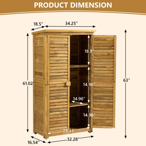 Outdoor Storage Cabinet | Wooden Storage Cabinet | In My Aura