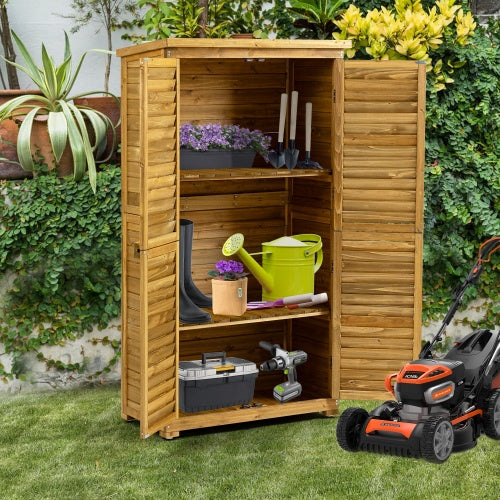 Outdoor Storage Cabinet | Wooden Storage Cabinet | In My Aura