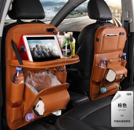 Seat Back Organizer | Leather Seat-Back Organizer | In My Aura