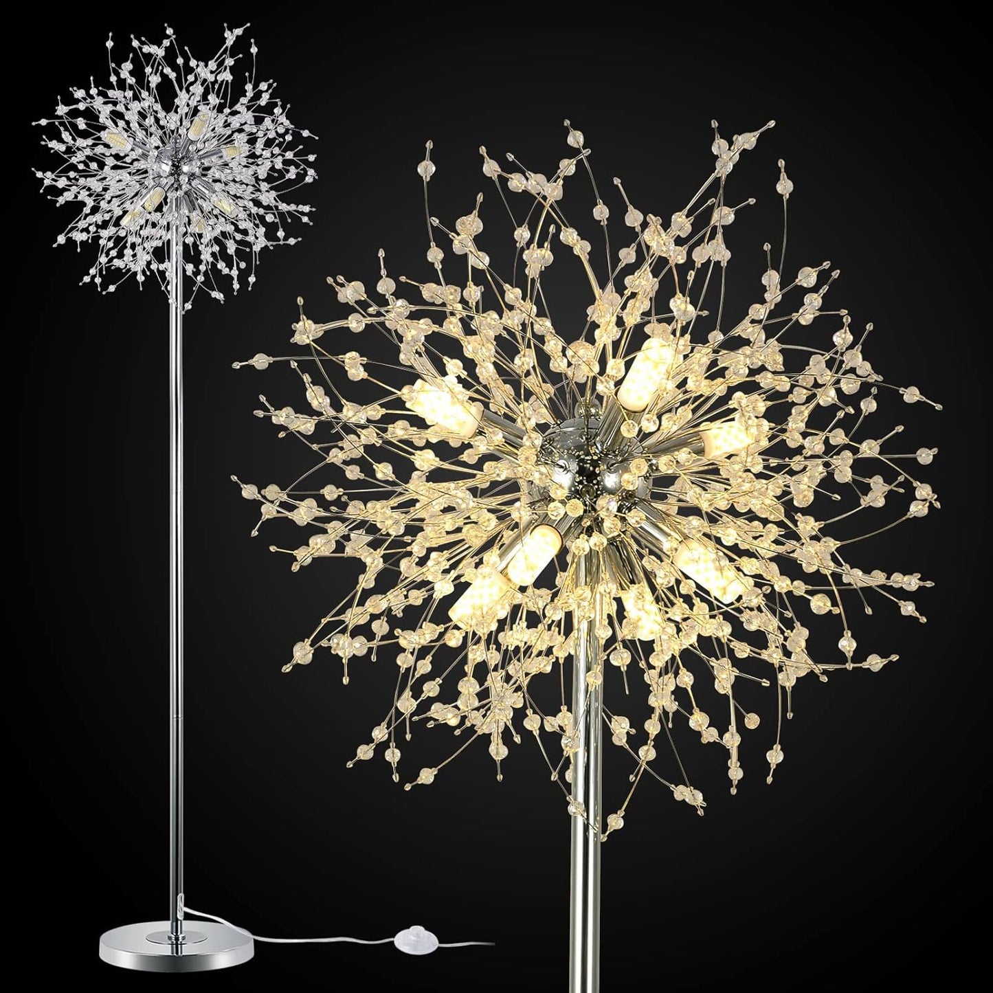 Crystal Floor Lamp | Modern Floor Lamp | In My Aura