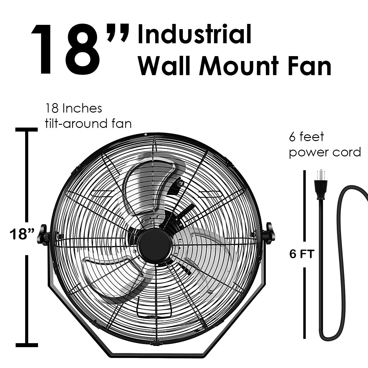 Wall Mount Fan | High Velocity Fan | In My Aura