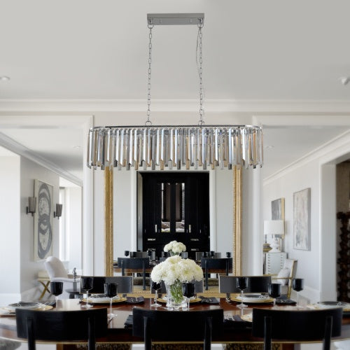 Oval Crystal Chandelier | Luxury Crystal Chandelier | In My Aura