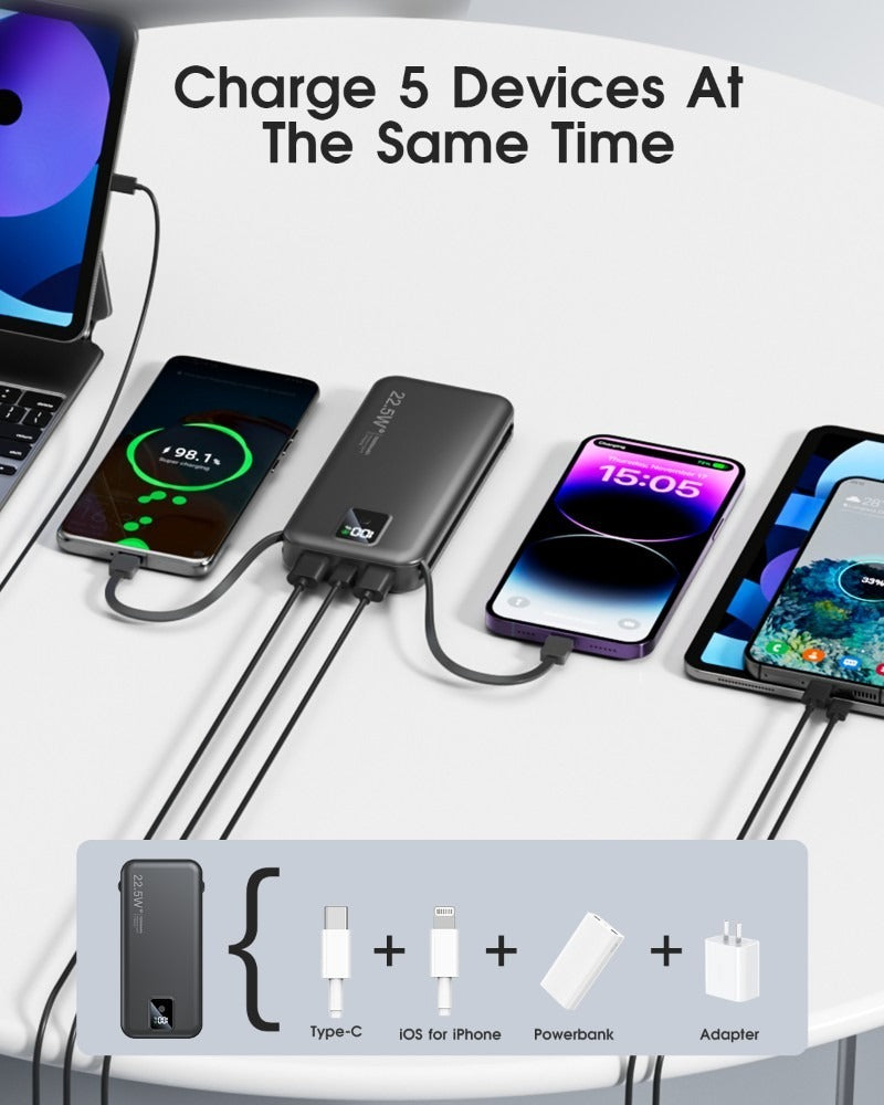 Fast Charging Power Bank | Slim Power Bank | In My Aura