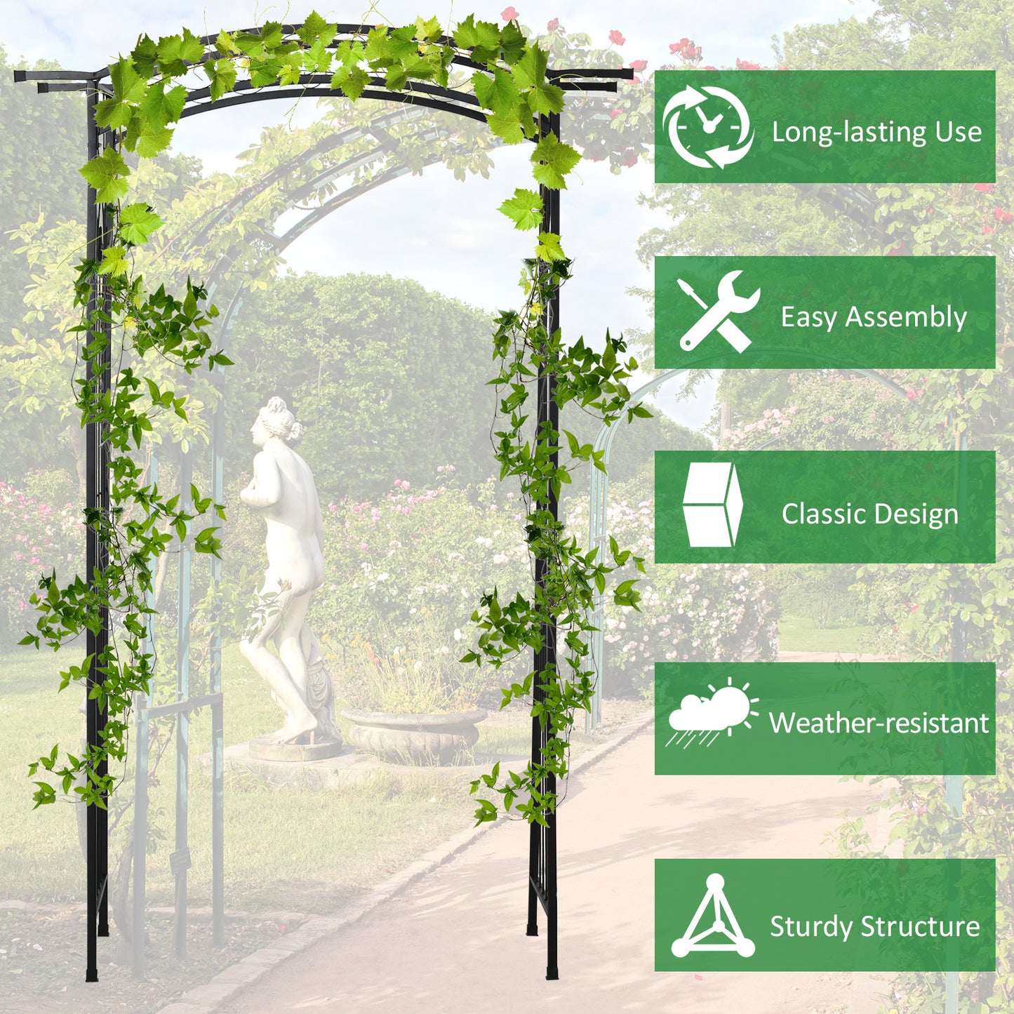 Metal Garden Arch | Garden Arch | In My Aura