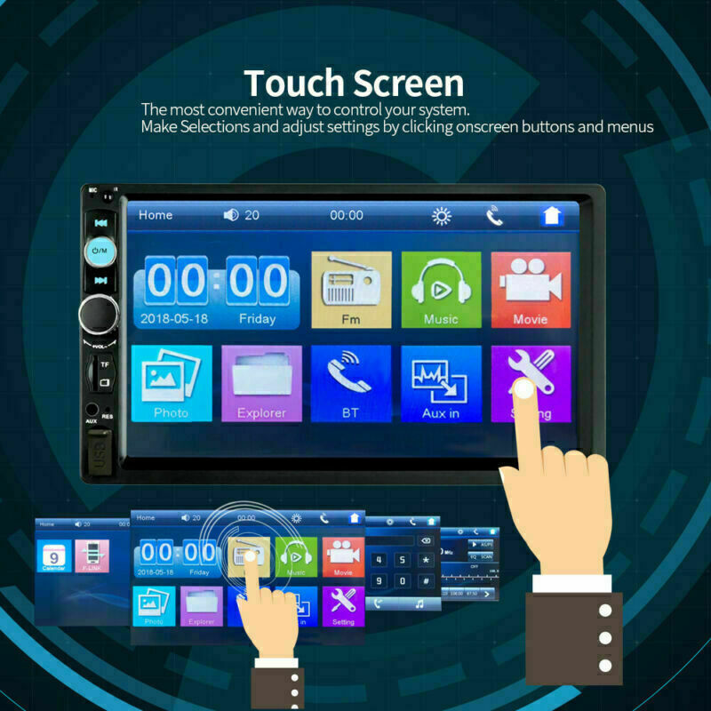Car Multimedia Player | Car Bluetooth Mp5 Player | In My Aura