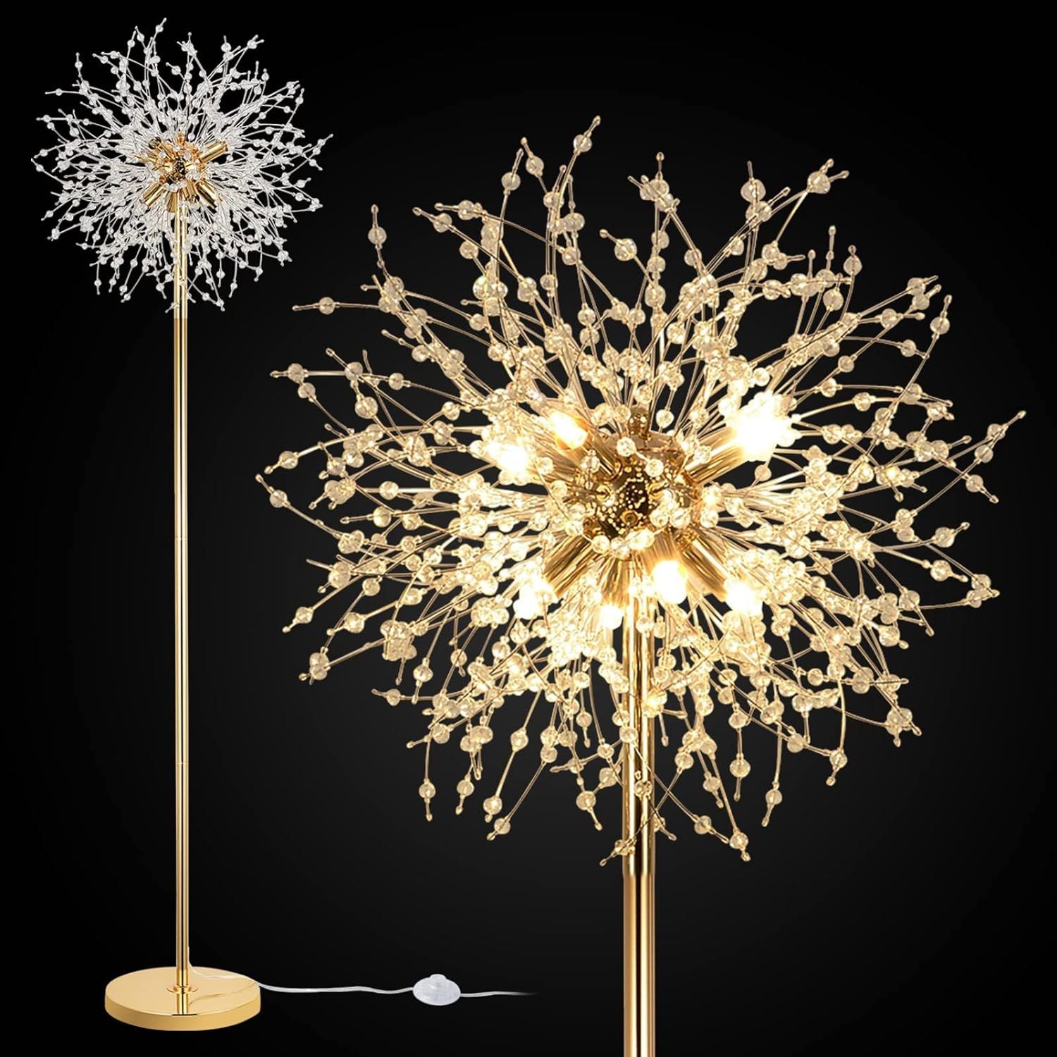 Crystal Floor Lamp | Modern Floor Lamp | In My Aura
