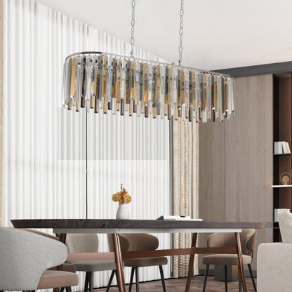 Oval Crystal Chandelier | Luxury Crystal Chandelier | In My Aura