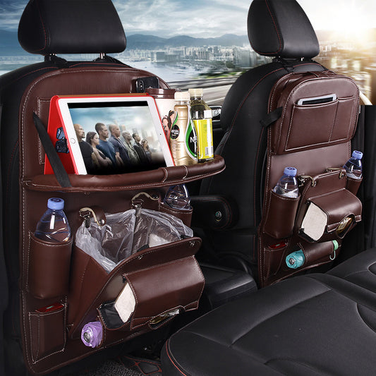 Seat Back Organizer | Leather Seat-Back Organizer | In My Aura