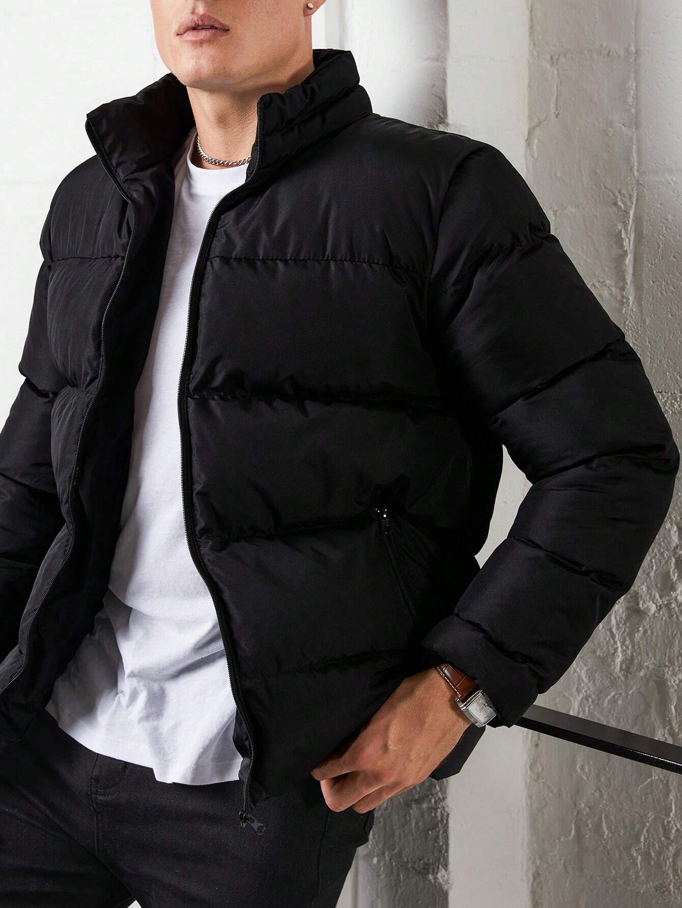 Hugo ™ - Functionele Zip-Up Puffer Coat: Warmte en Stijl in Één