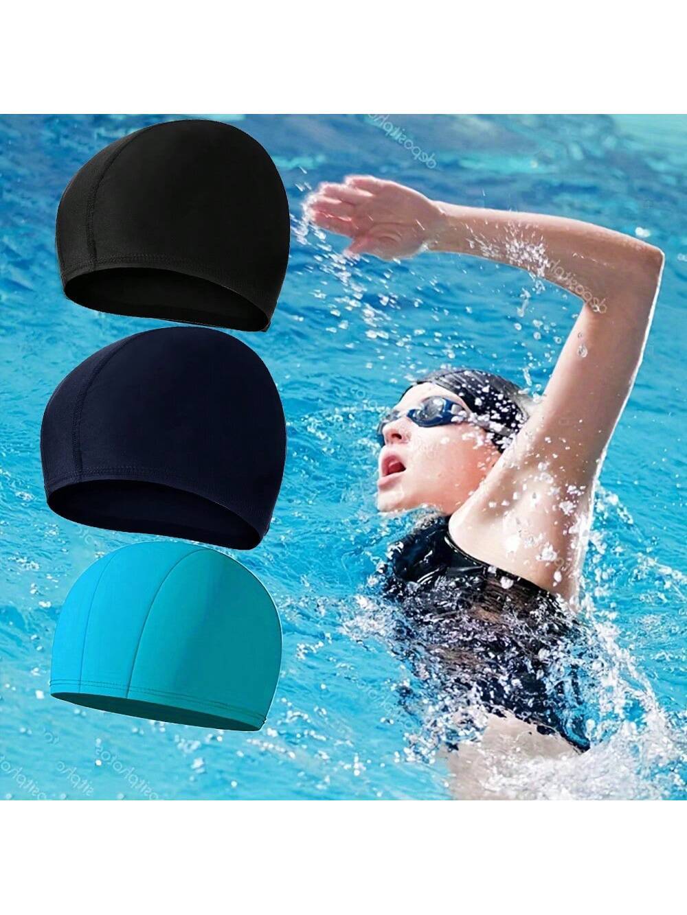 Tommy™ - Ademende Stretch Zwemcap met Antislip en Oorbescherming (Waterdicht)