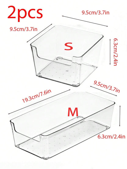 Kelsey ™  - Transparante Lade Organizer – Veelzijdige Opbergbak voor Keuken, Bureau en Dressoir