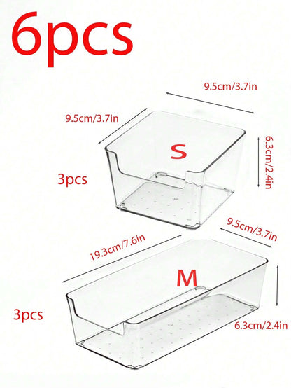 Kelsey ™  - Transparante Lade Organizer – Veelzijdige Opbergbak voor Keuken, Bureau en Dressoir