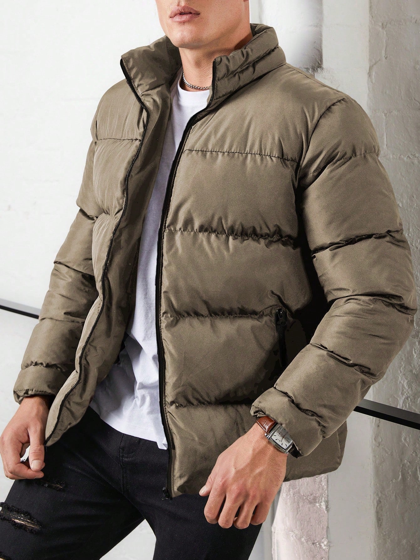 Hugo ™ - Functionele Zip-Up Puffer Coat: Warmte en Stijl in Één