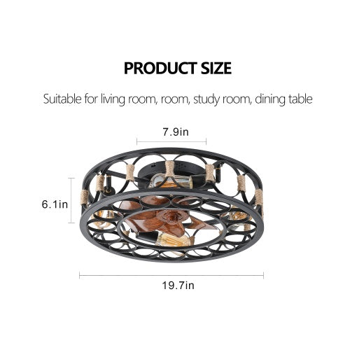 Low Profile Ceiling Fan | Modern Ceiling Fan | In My Aura