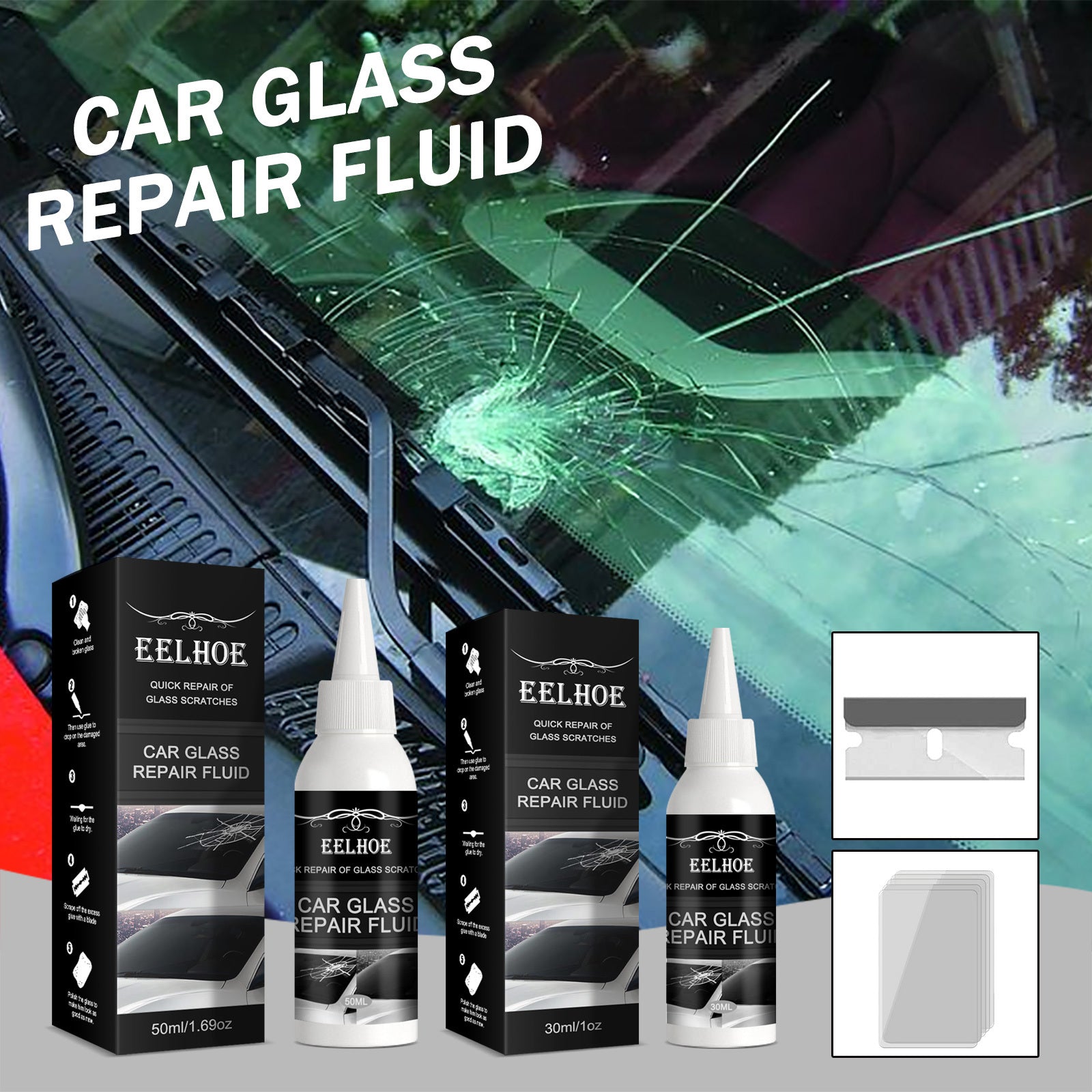 Car Glass Repair Adhesive | Glass Repair Adhesive | In My Aura