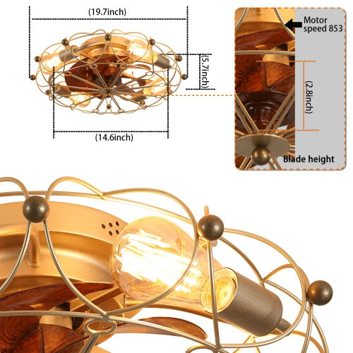 Industrial Ceiling Fan | Industrial Ceiling Fan with Light | In My Aura
