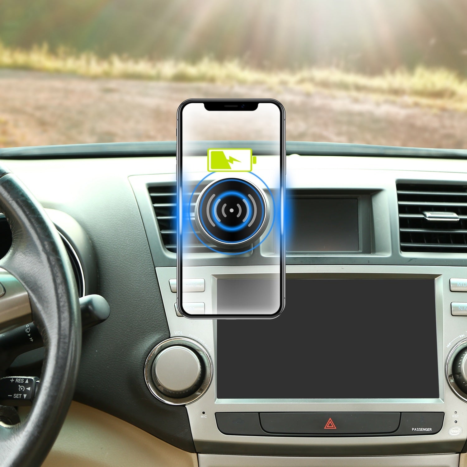 Wireless Car Charger | Magnetic Wireless Charger | In My Aura
