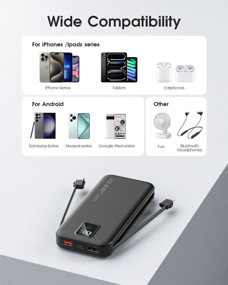 Fast Charging Power Bank | Slim Power Bank | In My Aura