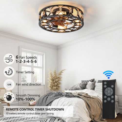 Low Profile Ceiling Fan | Modern Ceiling Fan | In My Aura
