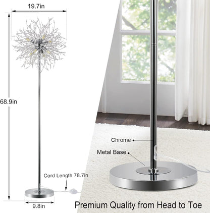 Crystal Floor Lamp | Modern Floor Lamp | In My Aura