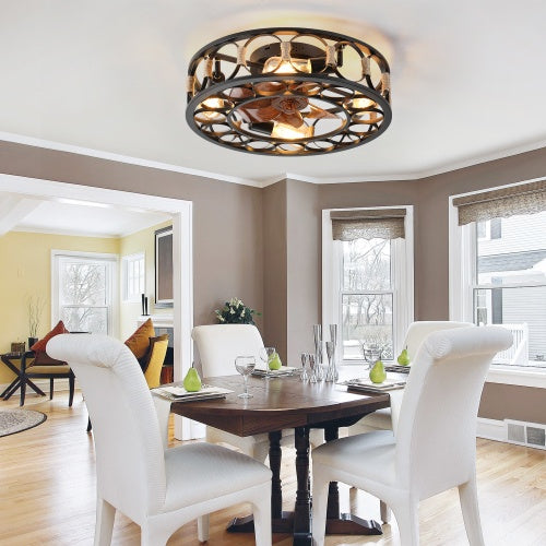Low Profile Ceiling Fan | Modern Ceiling Fan | In My Aura
