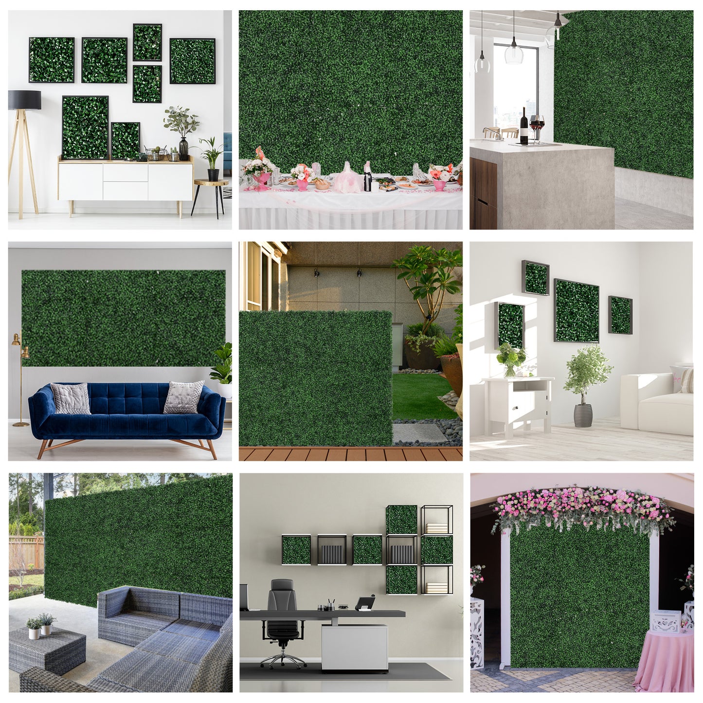 Artificial Grass Panels | Fake Grass Tiles | In My Aura
