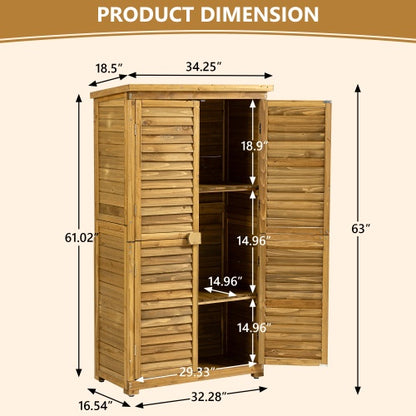 Outdoor Storage Cabinet | Wooden Storage Cabinet | In My Aura