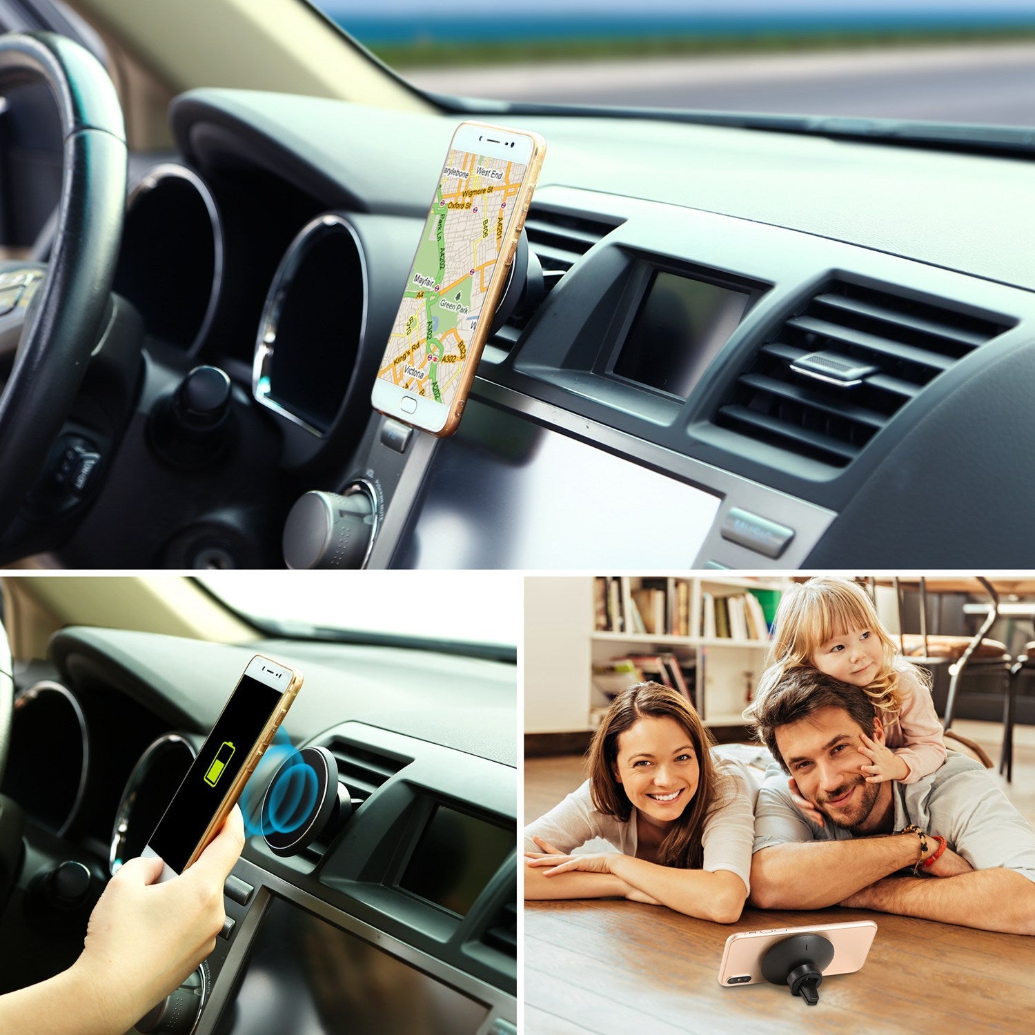 Wireless Car Charger | Magnetic Wireless Charger | In My Aura